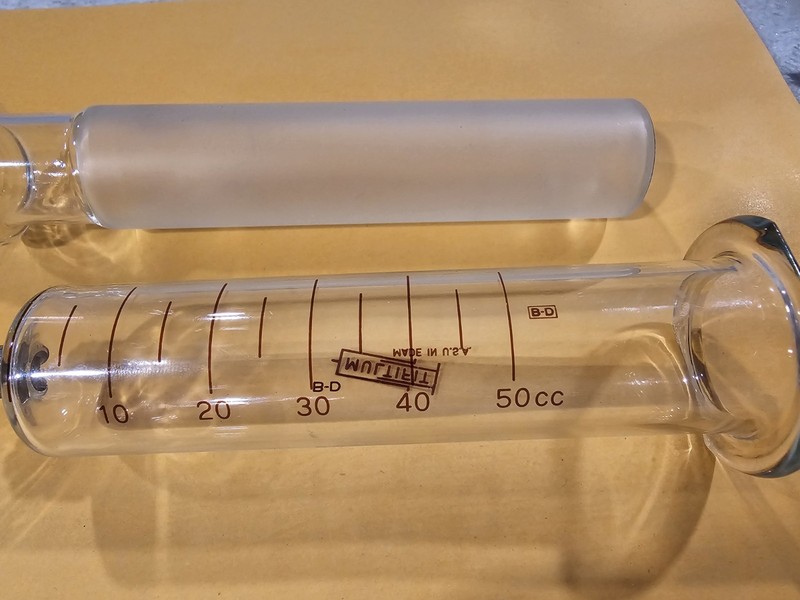Vintage B-D Glass 50 Cc Syringe Medical (CT) gallery