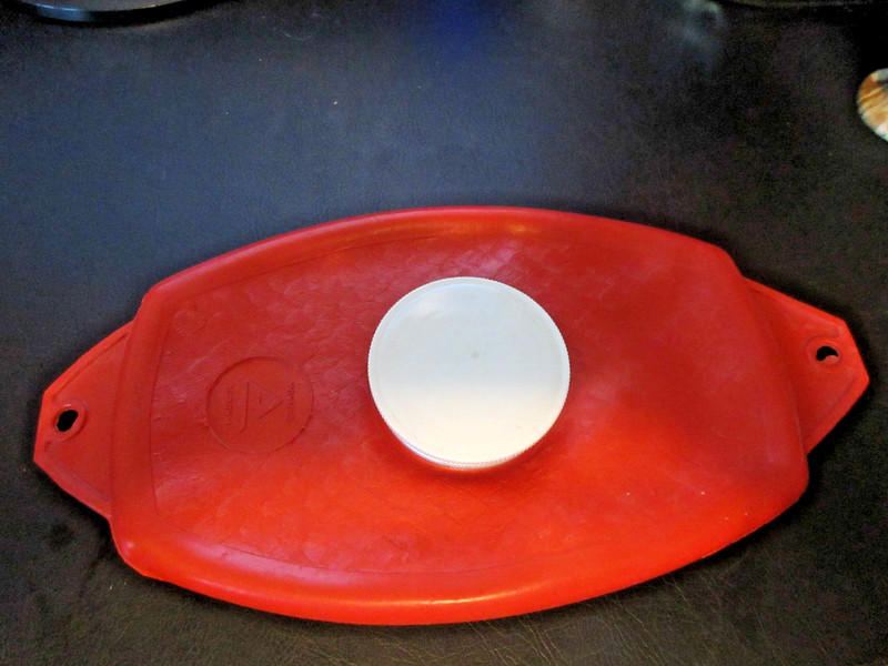 Canada Standard Ice cap bag orange 12" by 6.5" for collector.