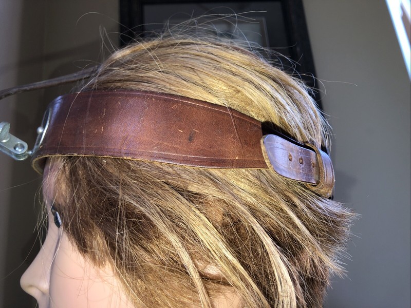 Antique Doctor’s Medical Head Lamp Flashlight Leather Headband Quack Medicine gallery