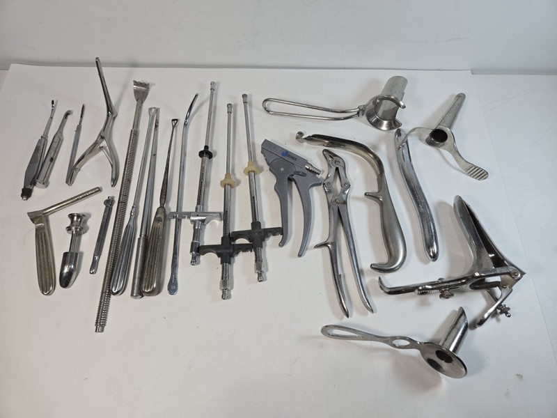 Lot Of Medical Surgical Stainless Instruments Tools Sklar Dyonics Obgyn