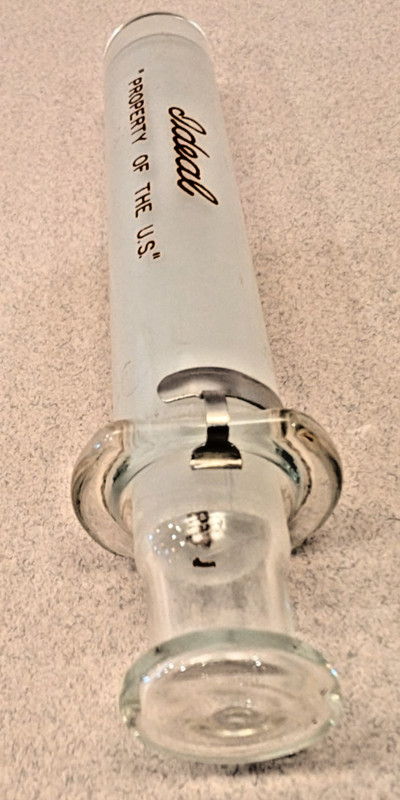 Vtg U.S.Military Luer Glass Syringe 10cc New Old Stock Civil Defense Med Ideal gallery