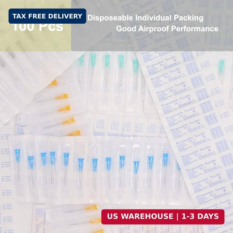 18 Gauge 1 Inch Needle (100Pack),Luer Lock Industrial Accessories Needles,Indivi gallery