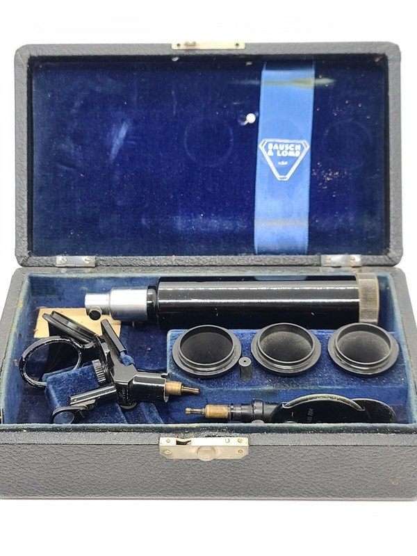 Vintage BAUSCH & LOMB CO USA Doctor’s Otoscope Ophthalmoscope with Original Case