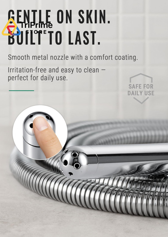 Shower Enema System with Water Control Valve, 100 Inches Hose, Chrome gallery