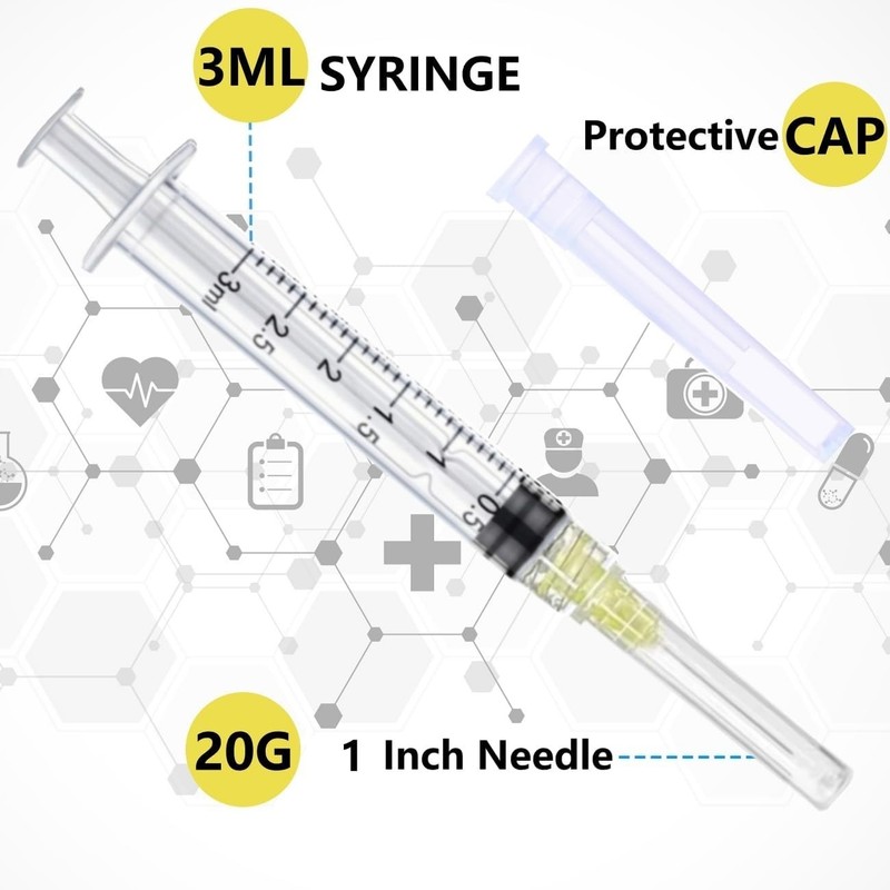 Professional Grade 50 Pcs 3ml 20ga Dispensing Utensils - Sterile and Ready gallery