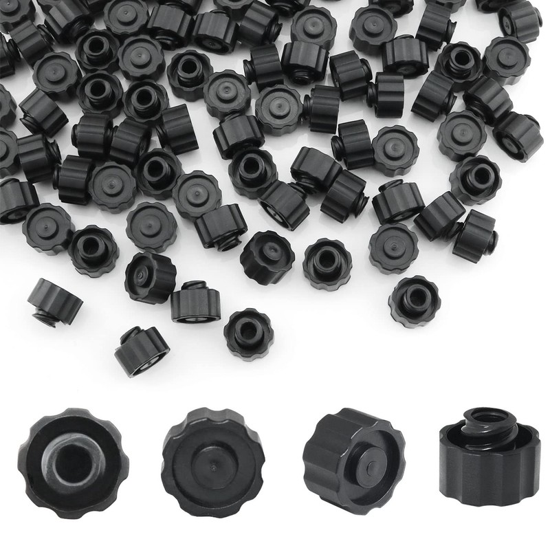 ITROLLE 100PCS No Needle Luer Lock Caps Syringe Cap for Feeding…