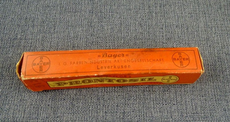 Old Medicine Collection PRONTOSIL, BAYER, 20 tabl. Box gallery