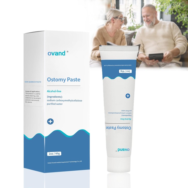 ovand Ostomy Filler Paste 2 oz,Stoma Skin Barrier Paste,Ostomy 1 Tube
