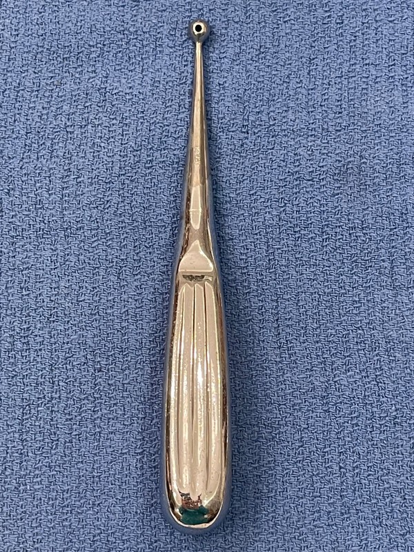 Vintage Medical Instrument Stainless Steel Bone Curette gallery