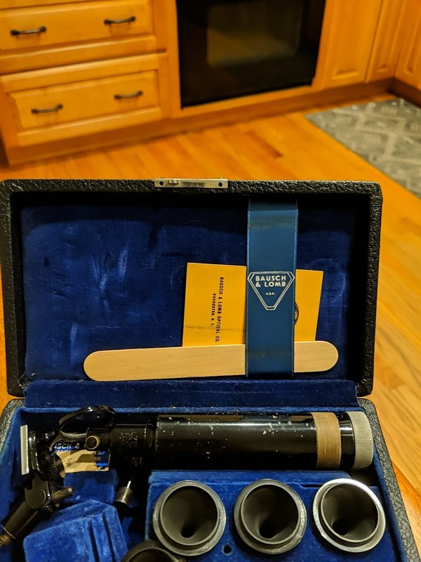 Vintage Bausch & Lomb Otoscope Dr. Eye & Ear Scope Tool with Case Medical gallery