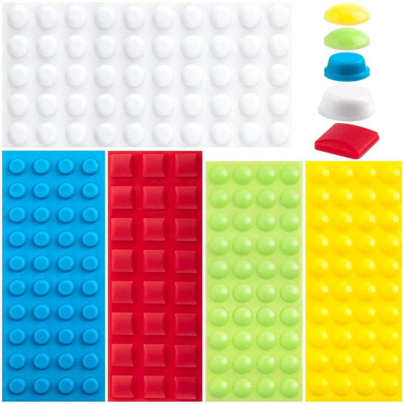 194PCS Bump Dots for Visually Impaired, Multiple Colors Sizes Shapes Low Visi...
