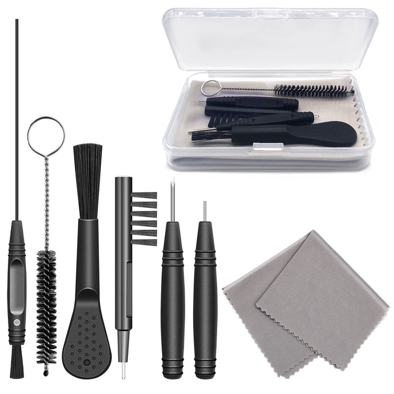 Hearing Aid Cleaning Kit, aid Tools, Black