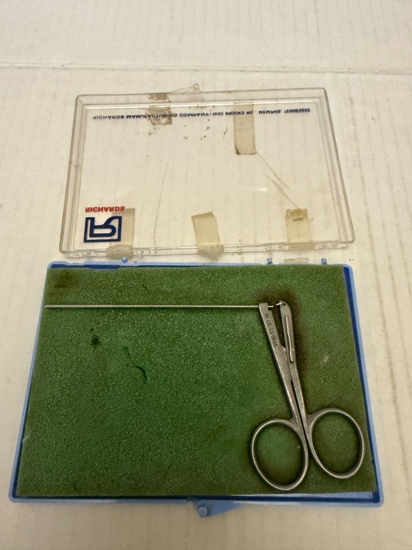 Vintage Richards Middle Ear Forceps with Box ENT