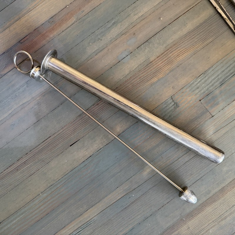 Vtg Medical Proctoscope Sigmoidoscope Speculum Tool Steampunk Oddity 11" gallery