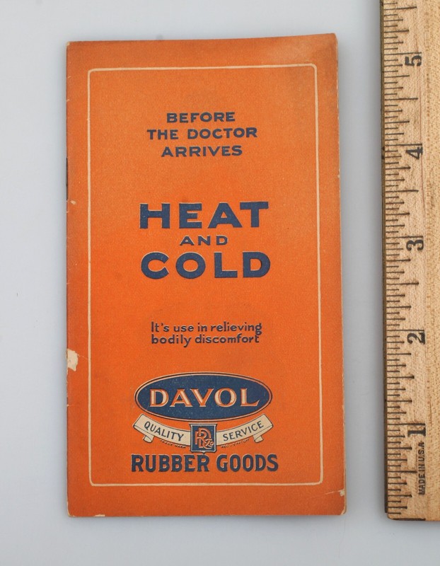 Vintage Davol Rubber Goods Heat and Cold Catalog Health Products for Baby & Mom