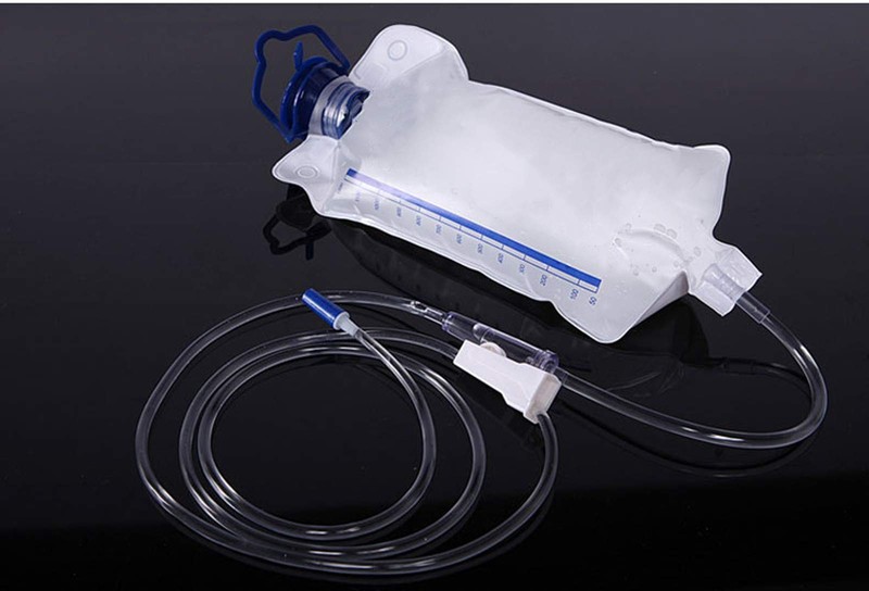 Reusable Enema Bag Kit Douche Bag, MTSXDYT 1200ml Enemas bag+10CM tube, Blue gallery