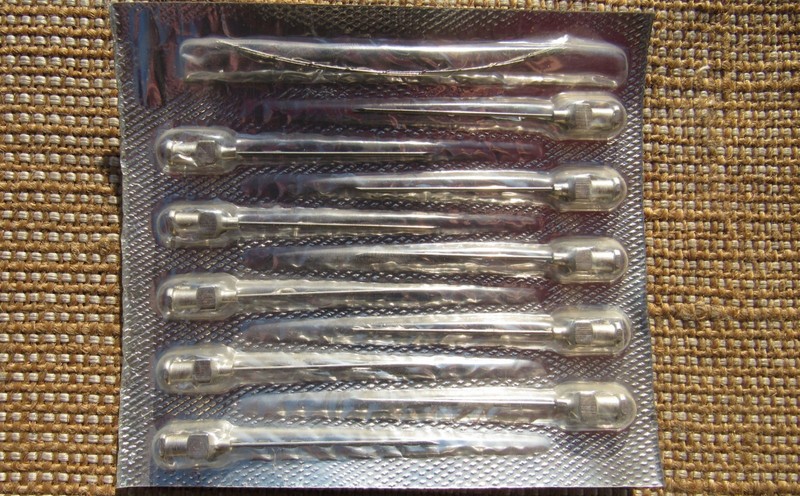 Vintage-Original 10pcs. Set of medical needles 0.8×40 reusable from the USSR #1