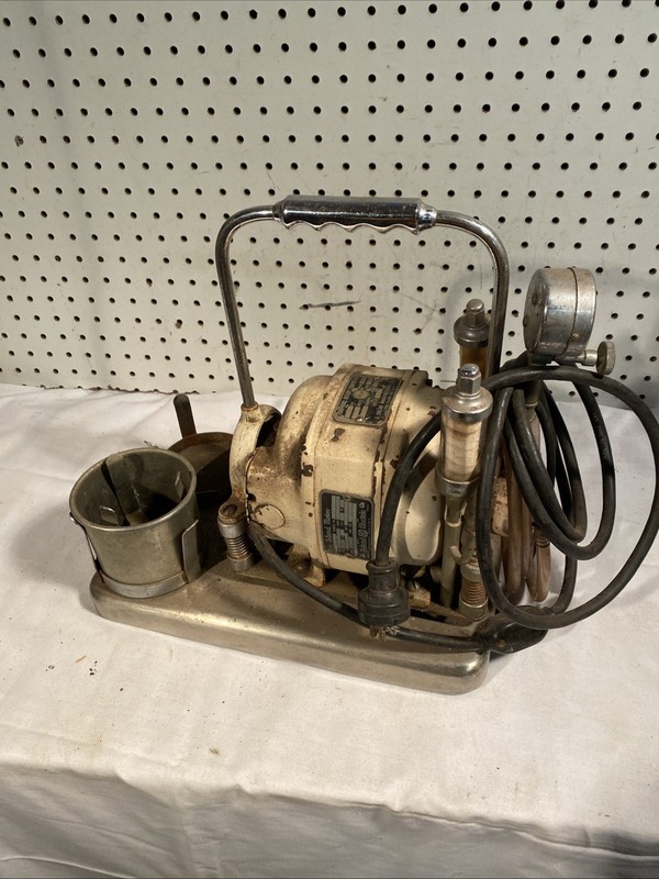 Vintage J. Sklar Mfg Rotary Compressor Evacuator Suction Unit Parts Repair