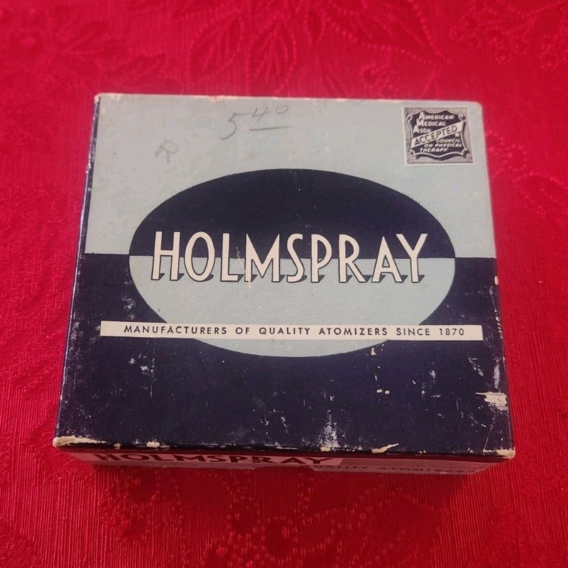 Holmspray Throat and Nasal Atomizer No. 540 with Original Box