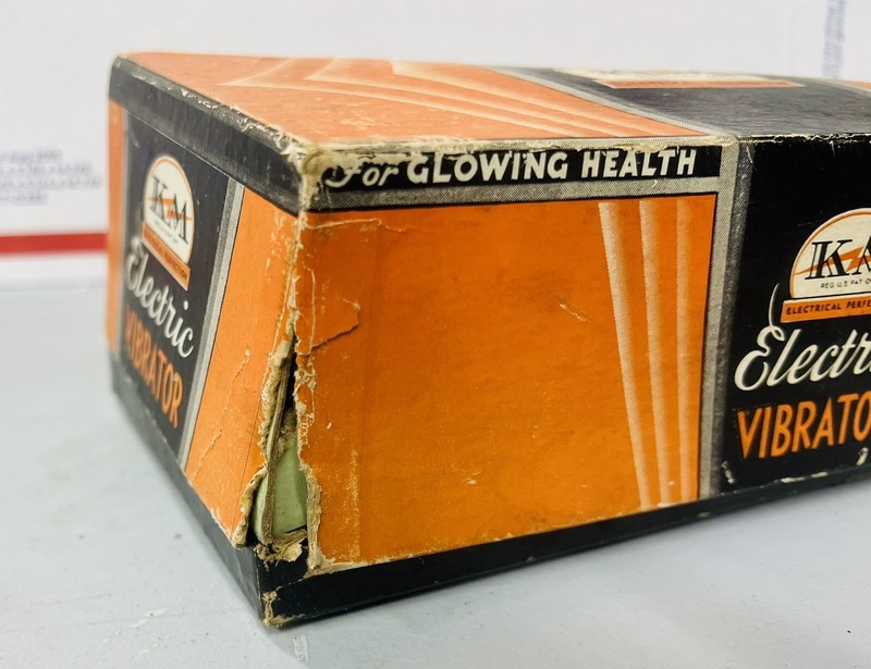 Vintage K & M Green Electric Vibrator Massager with Original Box - VG (B2) gallery