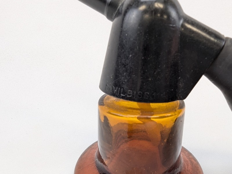 Vintage DeVilbiss Atomizer 114 Amber Glass gallery