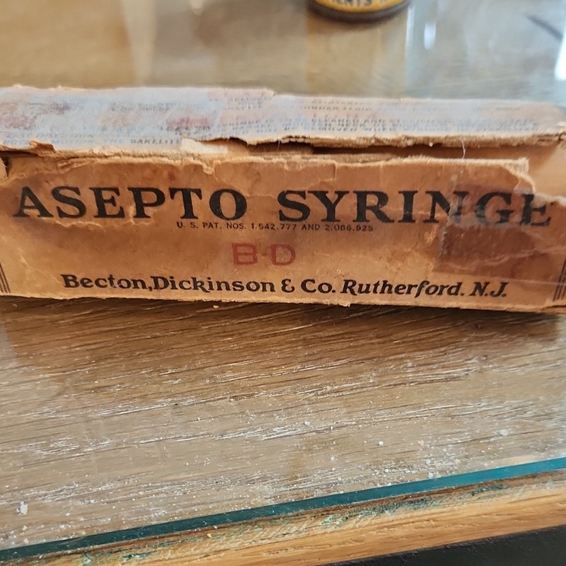 Becton Dickinson & Co. Asepto Syringe Vintage Collectible Medical Device gallery