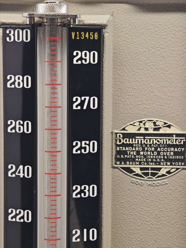 Baumanometer 300 Model by W.A Baum Co Inc. (Desk Model Serial No. V13456) gallery