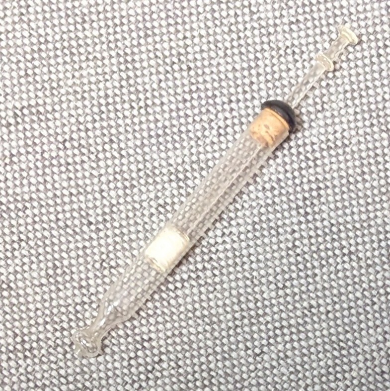 Medical Syringe Antique Glass Plunger & Cotton Twine gallery