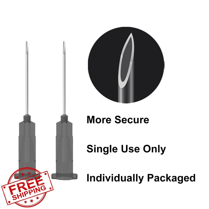 Boobysuu 22 Gauge 1 inch Needles 100 Pcs gallery