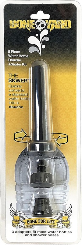 Boneyard Skwert Water Bottle Douche Adaptor Kit Black
