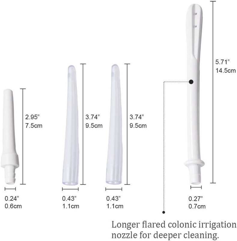 Enema-Bag/Bucket Kit Replacement Part, Silicone Enema Hose 6.5ft, White gallery