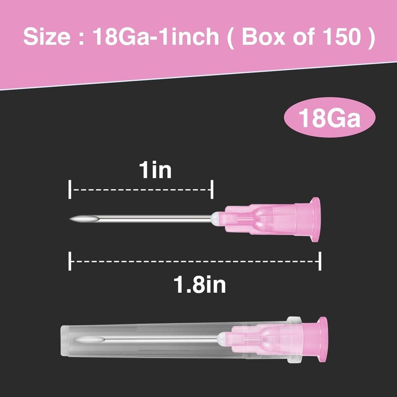 150 Pack 18 Ga 1 Inch Luer Lock, Lab Accessories, Industrial Dispensing 18 gallery