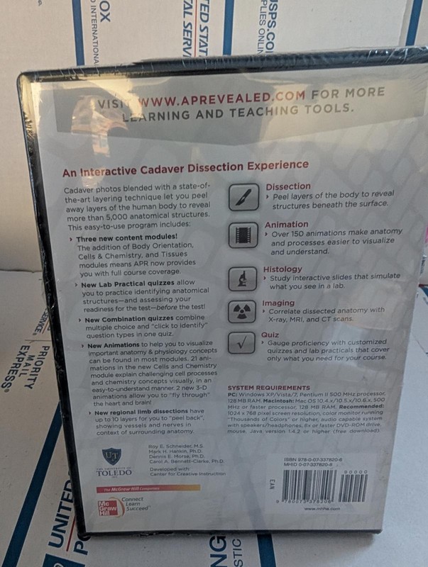 Anatomy & Physiology Revealed 3.0 DVD sealed new #200 gallery