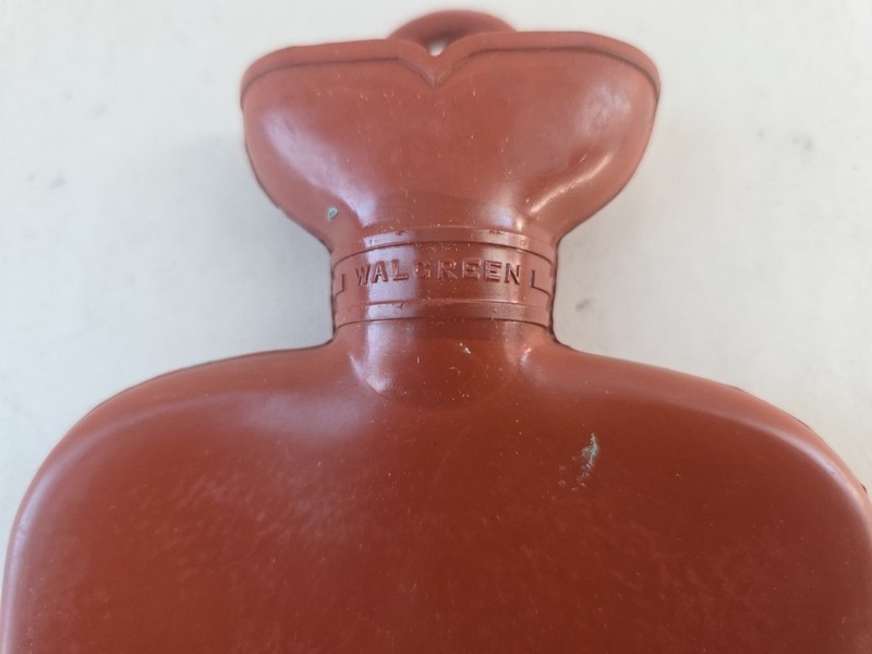 Vintage 1950's BF Goodrich Hot Water Bottle Model #1060 with Box for Baby 9x4.5" gallery