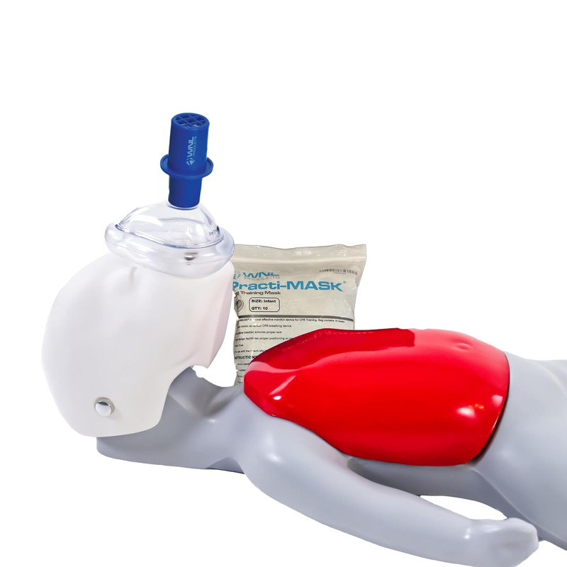 WNL Products 5000TMV-CP Adult/Child & Infant CPR Practi-Mask & Valve Combo Pack gallery