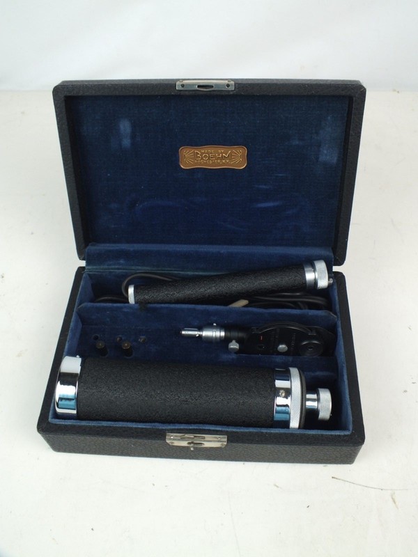 Boehm Ophthalmoscope Set With Case Free Shipping 3-533-900