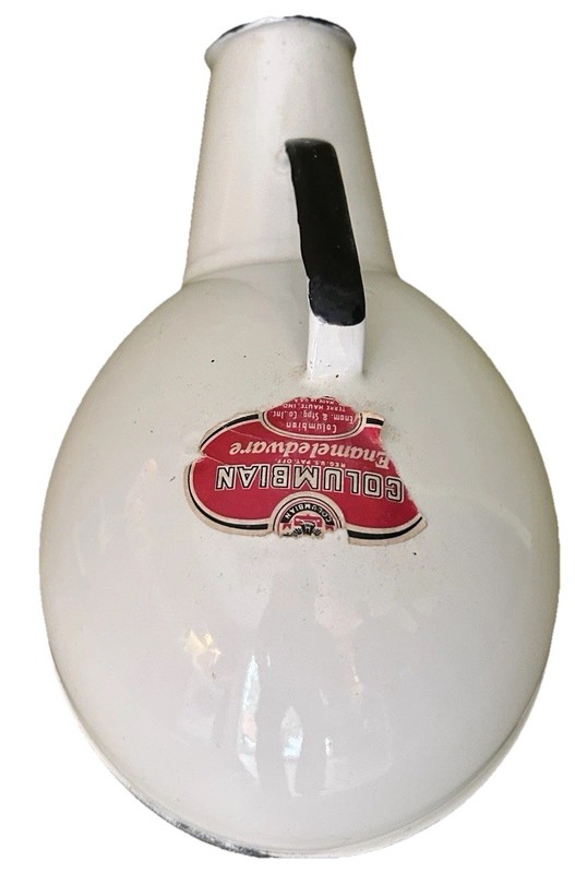 Antique Female Urinal 1930’s Medical Columbian Enamelware gallery