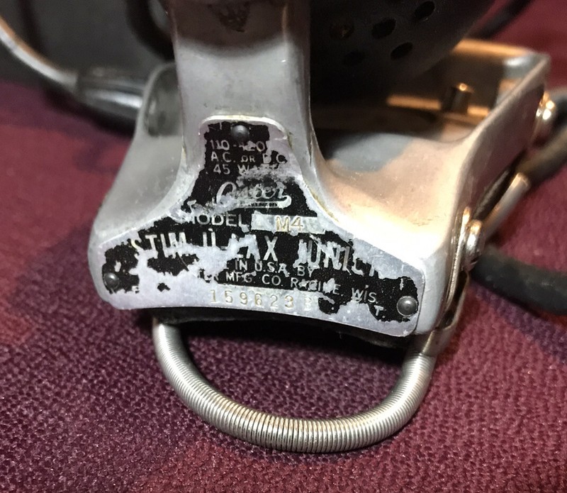 Circa 1950 Oster Stim-U-Lax Junior Model 4 Home Massage Instrument Original Box gallery