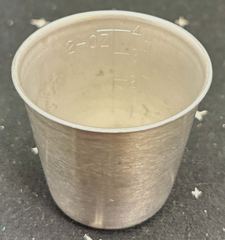 Vintage Polar Stainless Steel Medicine Cup 2 oz
