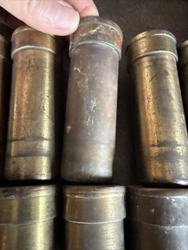 Lot of 12 Vintage Brass Centrifuge Rotor Tubes Medical gallery