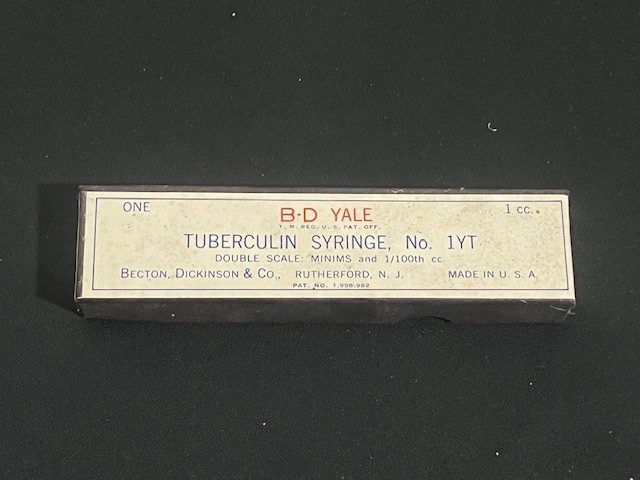 Becton Dickinson B-D Yale Tuberculin Syringe No. 1YT 1cc gallery