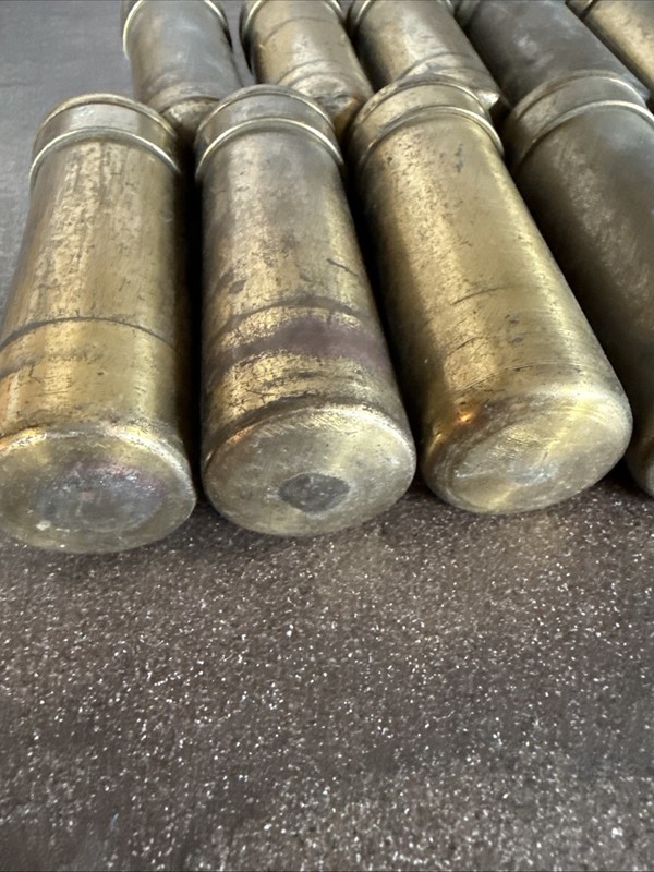 Lot of 12 Vintage Brass Centrifuge Rotor Tubes Medical gallery