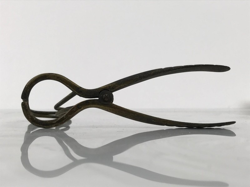 Antique Japanese Brass Throat Speculum Tool Manual ENT Medical Equipment JK920 gallery