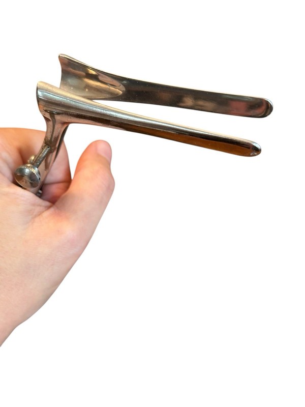 Vintage Stainless Steel Vaginal Rectal Speculum Medical Instrument Gynecology gallery