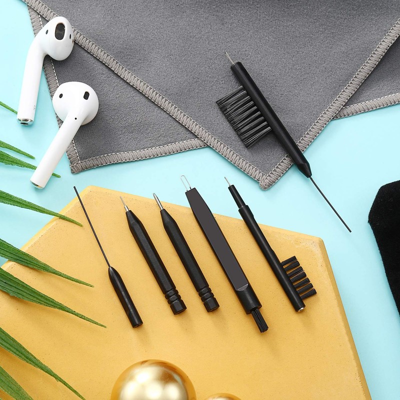 7 Pieces Hearing Aid Cleaning Tools Amplifier 8 Piece Set, Black gallery