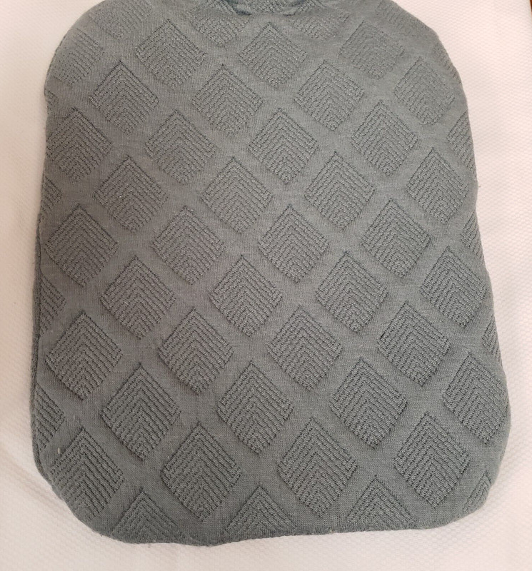 Set of 2 Vintage Rubber Hot or Cold Water Bottle Heating Pad with Stoppers gallery