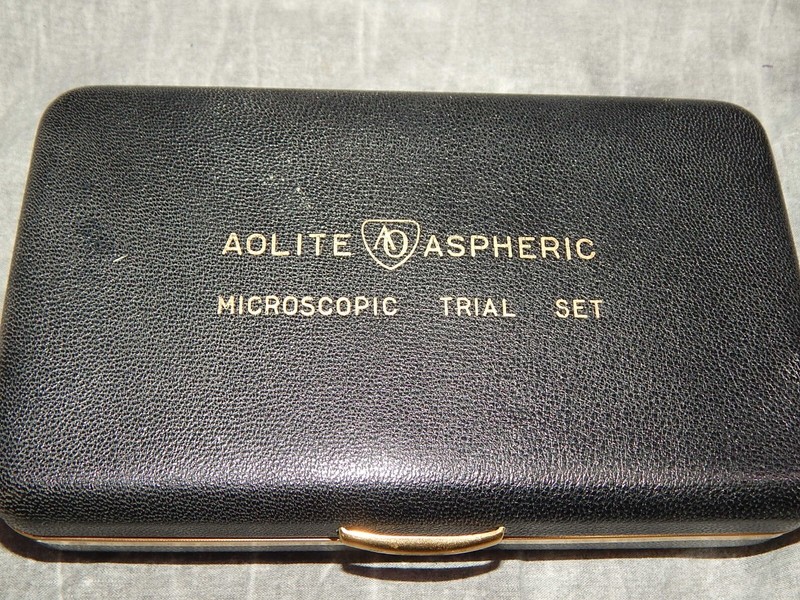 Aolite Aspheric Microscopic Lens Trial Set (American Optical) gallery