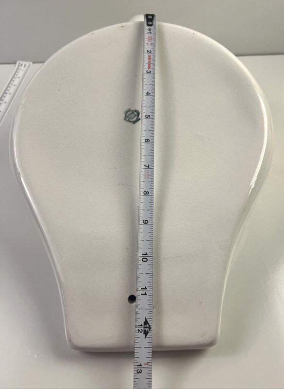 Antique Hall White Porcelain Bedpan Chamber Pot with Urinal gallery