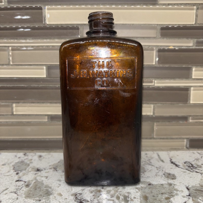 Vintage Brown, The G R Watkins Company Medical Bottom