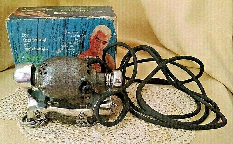 OSTER SCIENTIFIC JR MASSAGE INSTRUMENT MODEL 6-01 ORG BOX ELECTRIC SWEDISH USA.
